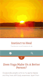 Mobile Screenshot of instincttoheal.org